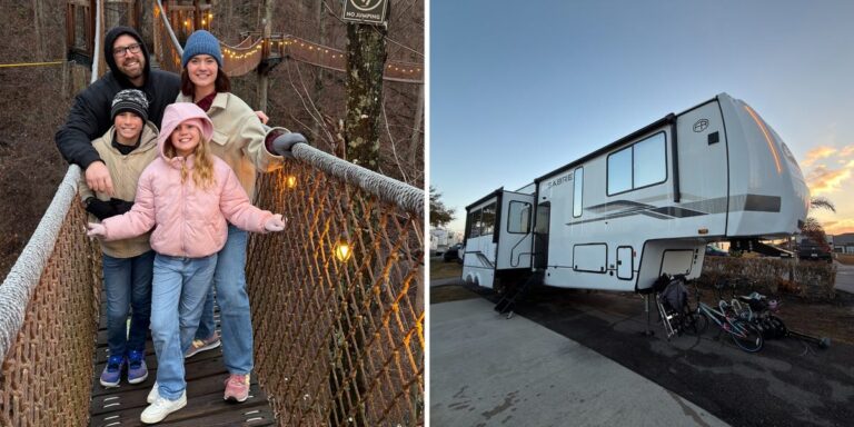 A Family of 4 Lives in an RV Full Time to Pay Off Debt While Traveling