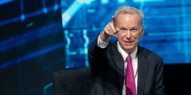 Ex-Google CEO Eric Schmidt Shared How He Sees AI Changing Exec Jobs